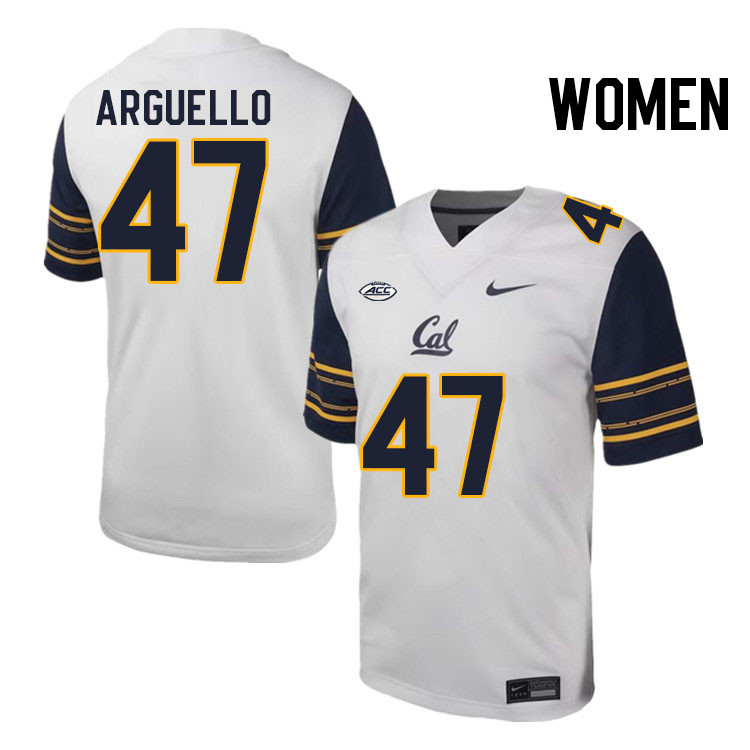 Women #47 Jake Arguello California Golden Bears ACC Conference College Football Jerseys Stitched Sal